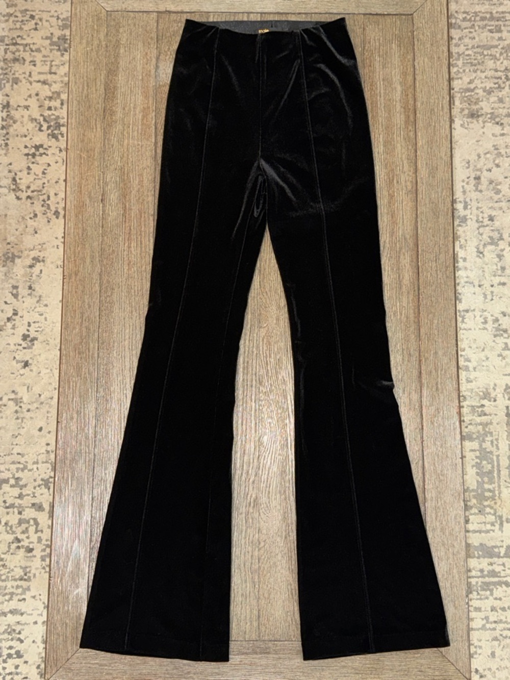 MAJE Pomelours Velvet Pants Noir
